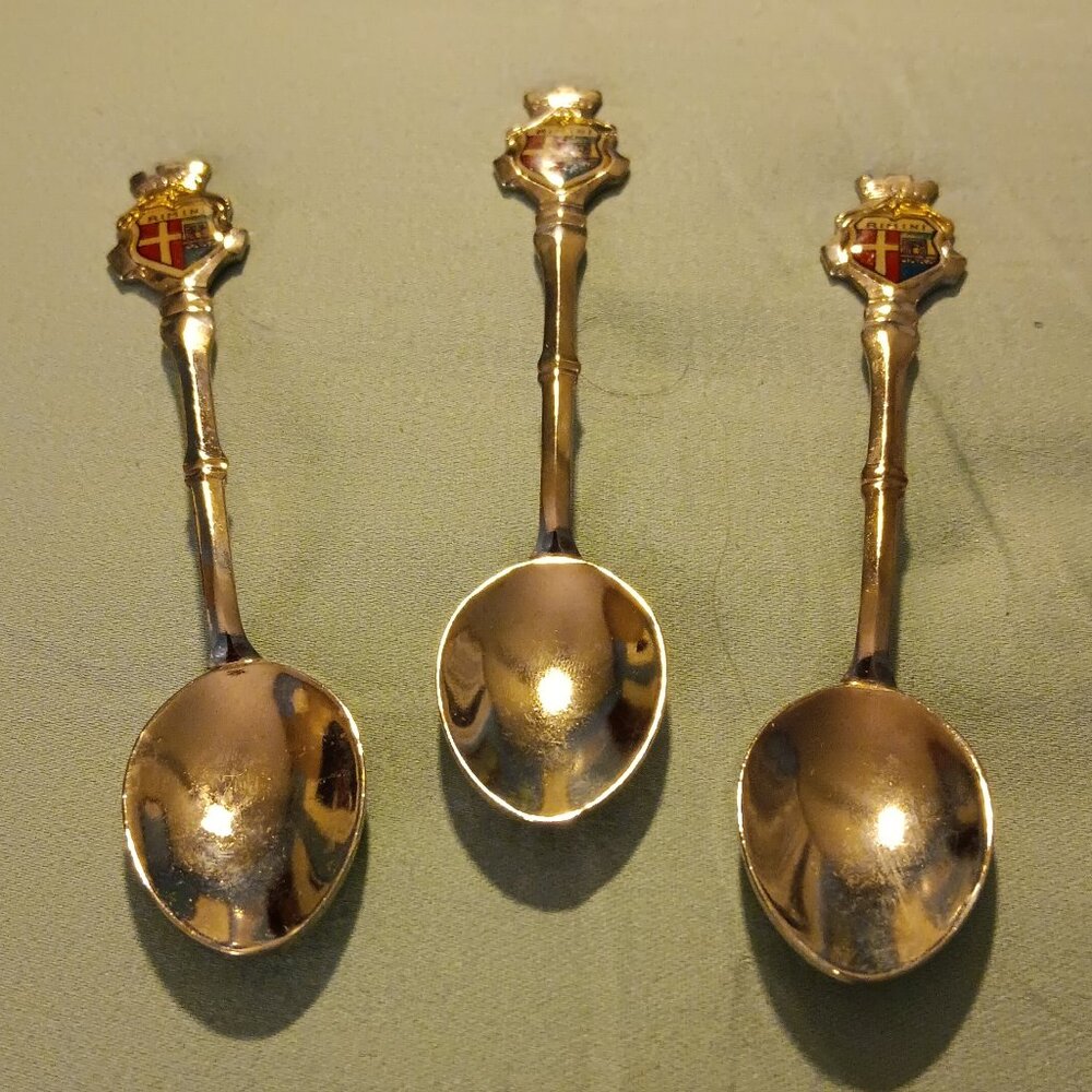 Collectible Spoons - Set of 3, Rimini, Italy